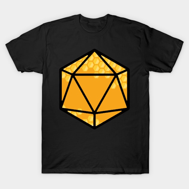 Honeycomb D20 T-Shirt by MimicGaming